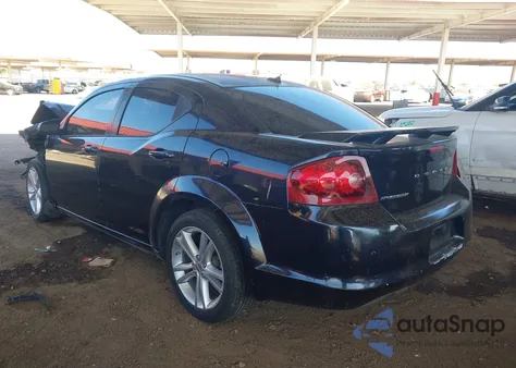2012 Dodge Avenger Se from USA, damaged, VIN 1C3CDZAG2CN287273